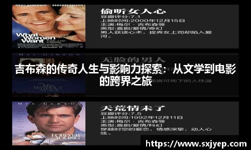 吉布森的传奇人生与影响力探索：从文学到电影的跨界之旅
